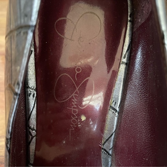 Jessica Simpson Gray Quilted Heels - Picture 3 of 5